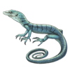 Emerald Tree Monitor: Blue